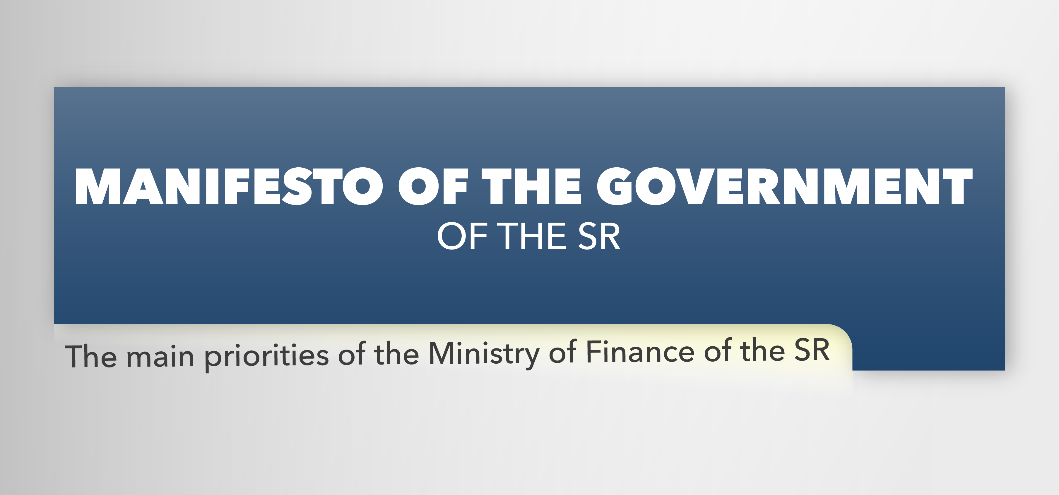 Sound public finances are the highest value for future generations