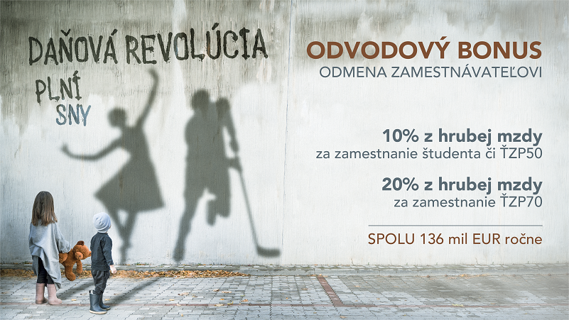 Daňová revolúcia - Odvodový bonus