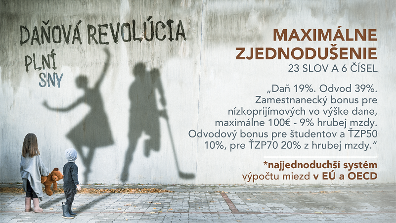 Daňová revolúcia - Maximálne zjednodušenie