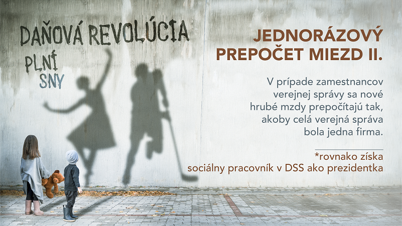 Daňová revolúcia - Jednorázový prepočet miezd II.