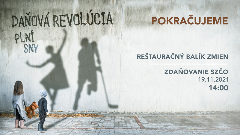 Daňová revolúcia - Pokračujeme