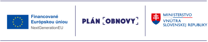 Logo EU, Plán Obnovy, MINV