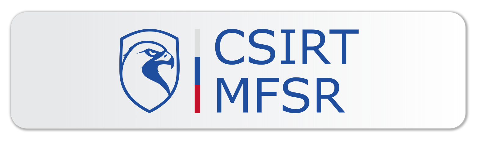 CSIRT logo CSIRT logo - odkaz na stránku s informáciami